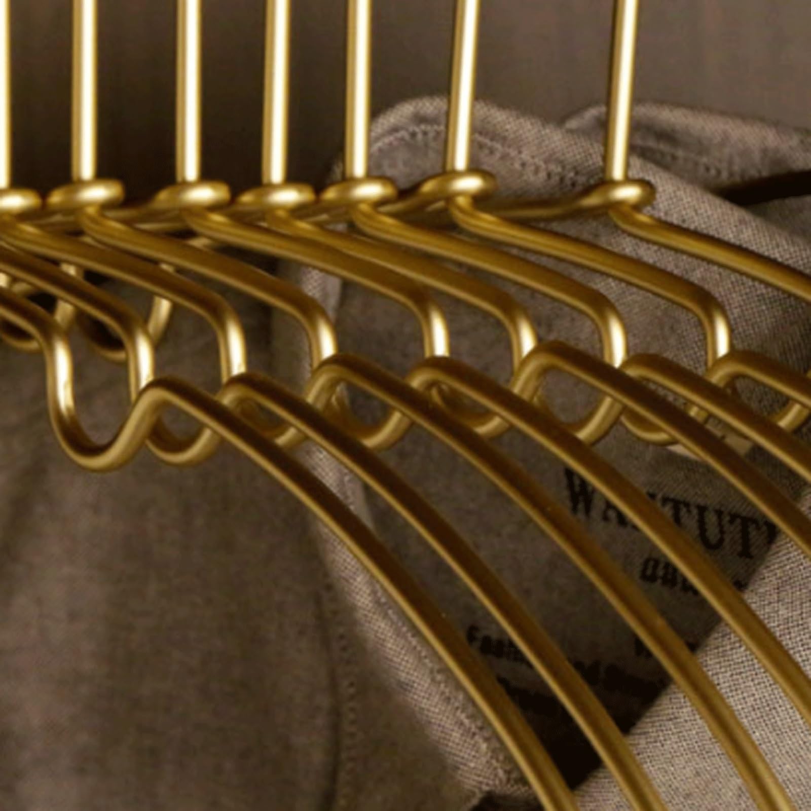 10 Paquetes de Perchas de aleación de Aluminio for el hogar y el Hotel