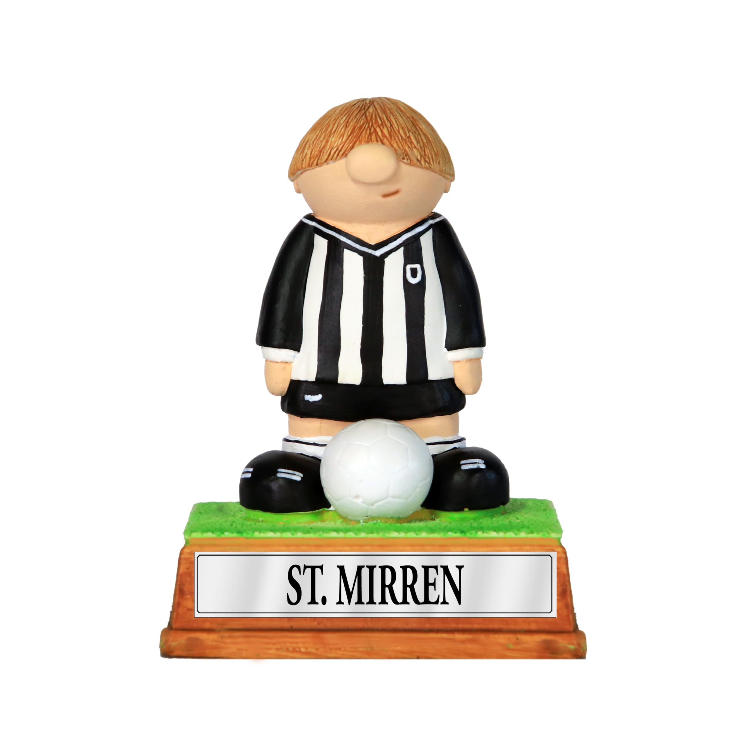Kerr Characters St. Mirren Gift FC - Personalised. Birthday Anniversary Present Football Fan for Him, Dad, Son, for boys, Boyfriend Footballer Trophy Award Custom Footballing novelty Kids Junior
