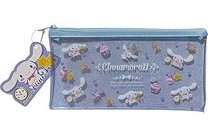 Sanrio Cinnamoroll Flat Vinyl Glitter Pouch: A Captivating Accessory for Stationery and More