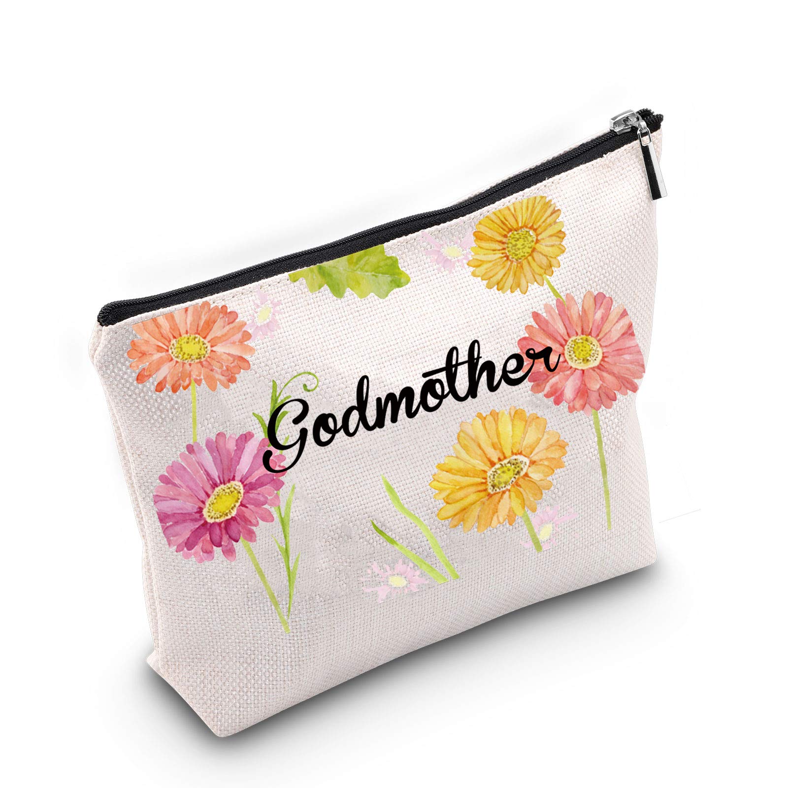 TSOTMO Godmothers Gifts for Women Godmothers Makeup Bag Godmothers Birthday Gifts Best Godmother Ever Gift, Godmother