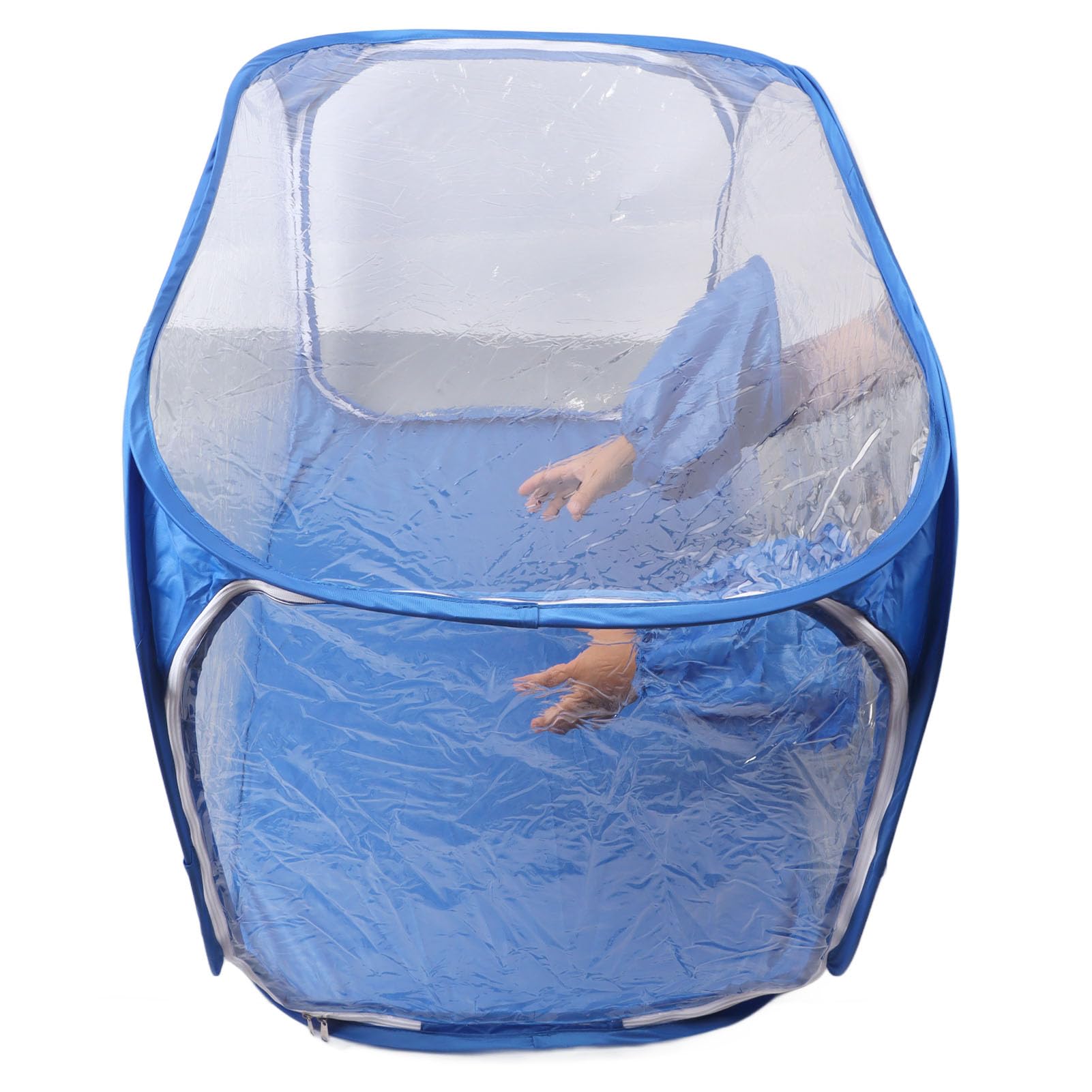 Tienda de Campaña para Cultivo de Setas, Caja de Aire Plegable de PVC para Fácil Cultivo, Accesorios de Jardinería Interior con 2 Puertos de Brazo para Uso Doméstico