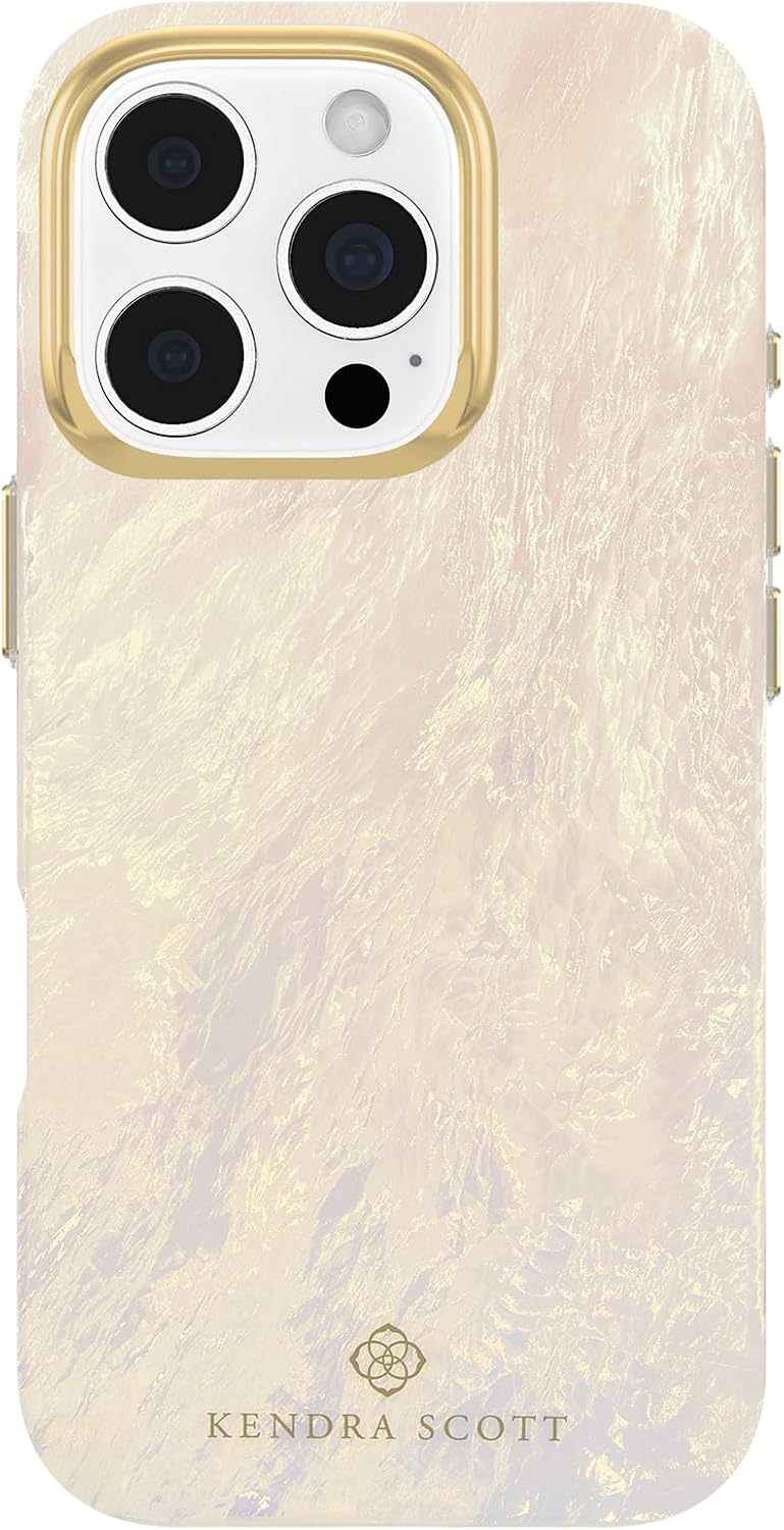 Kendra Scott iPhone 16 Pro Case - MagSafe Phone Case - Ivory Pearl