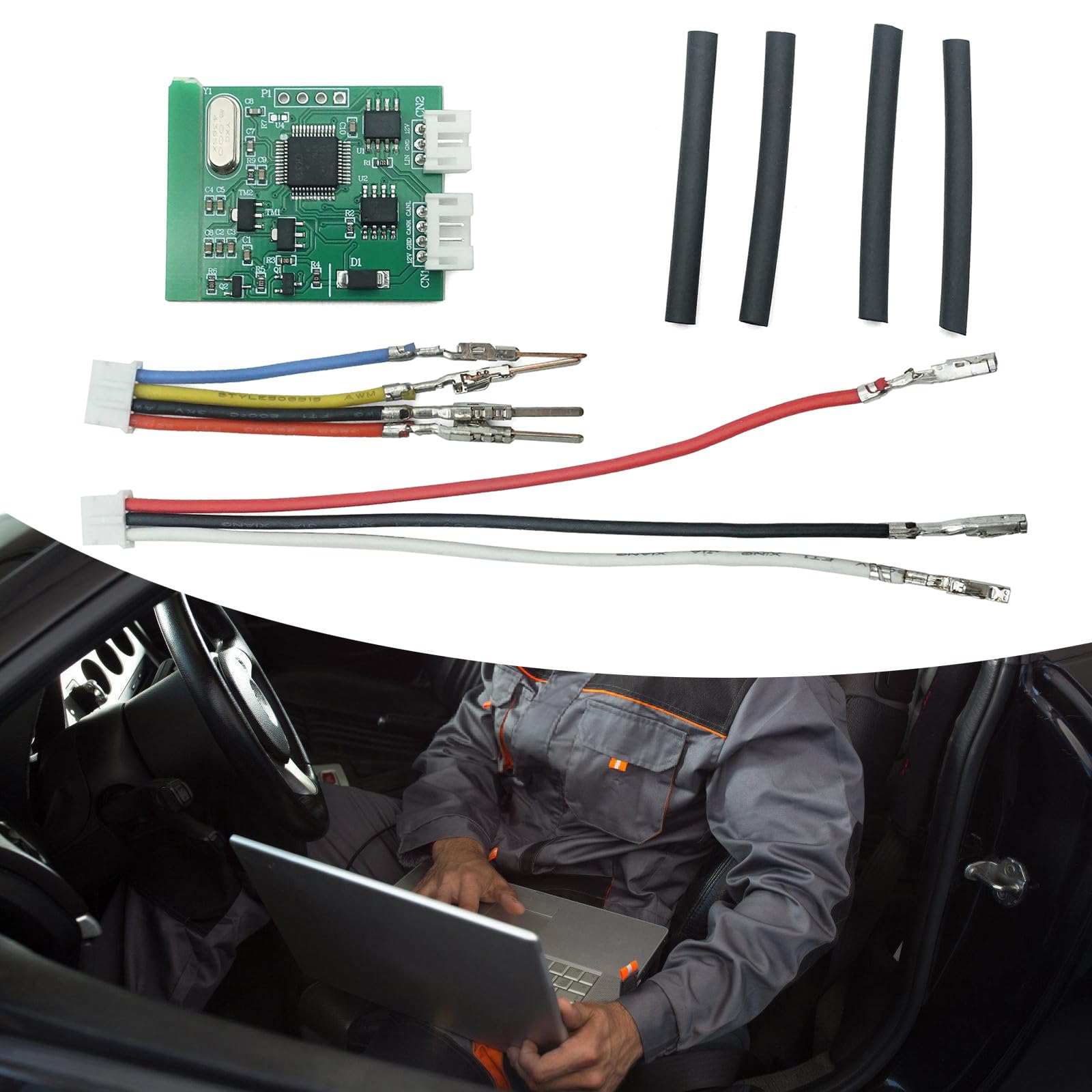 NUEAYMS Strumento di traduzione diagnostica auto, volante, protocolli, elaborazione intelligente del segnale, circuito fisso, volante