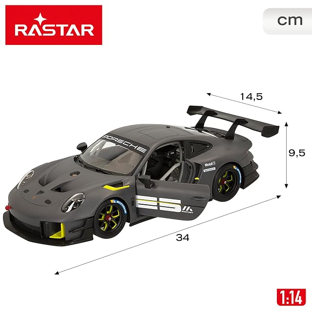 Foto 7 de 8 de ColorBaby Rastar - Coche teledirigido, Porsche 911 GT2 RS Clubsport 25, Licencia Oficial, Escala 1:14…