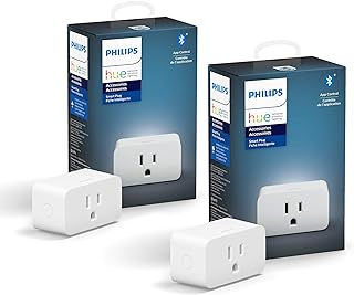 Philips Hue Smart Plug, White - 2 Pack - Turns Any Light Into a Smart Li...