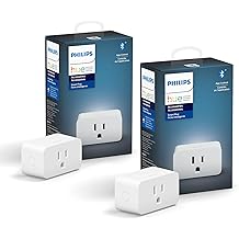 Philips Hue Smart Plug, White - 2 Pack - Turns Any Light Into a Smart Light - Control with Hue App - Compatible with Alexa, Google Assistant, and Apple HomeKit