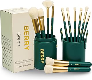 BERRY GOODS Juego de brochas de maquillaje de...