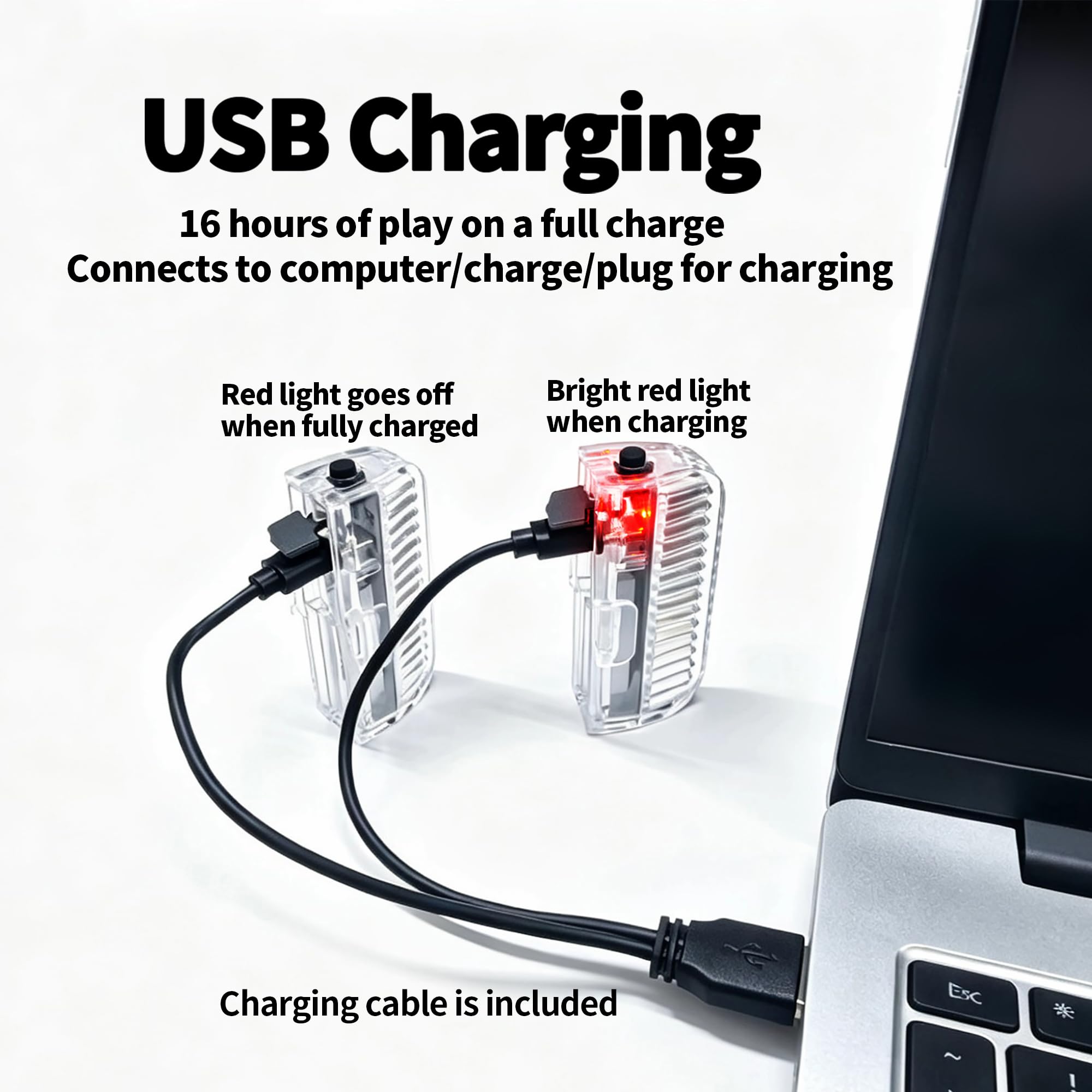 Rechargeable Bike Wheel Lights - Safety & Style -4