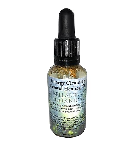 Energy Cleansing Crystal Healing Oil