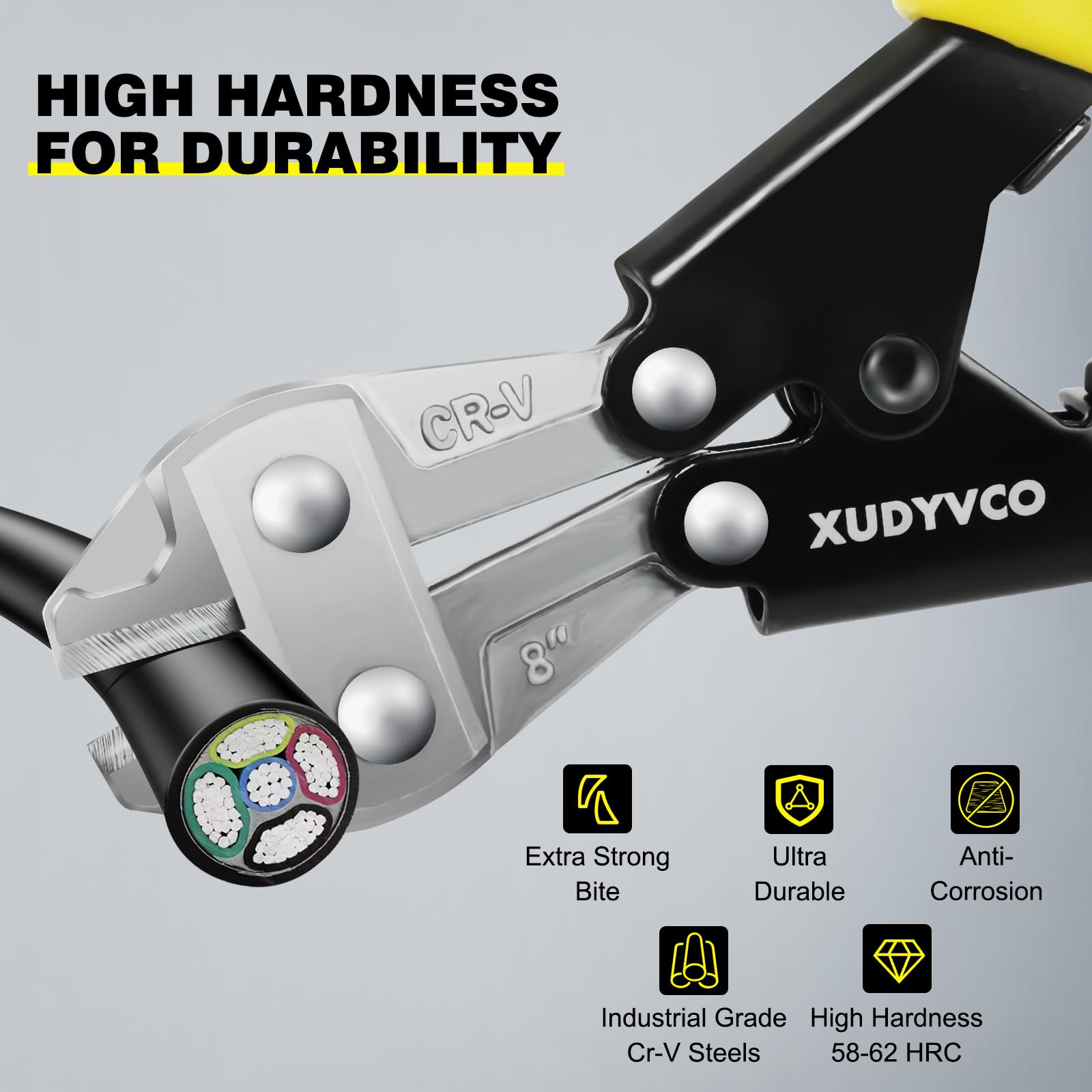 XUDYVCO Heavy Duty Bolt Cutters - Save Effort! -2