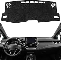 Vista 24 de KEYOOG Alfombrilla Cobertora para Salpicadero Compatible con Toyota Sienna 2010-2004 (Sin Modelos HUD), Alfombrilla Antirreflejos para Salpicadero