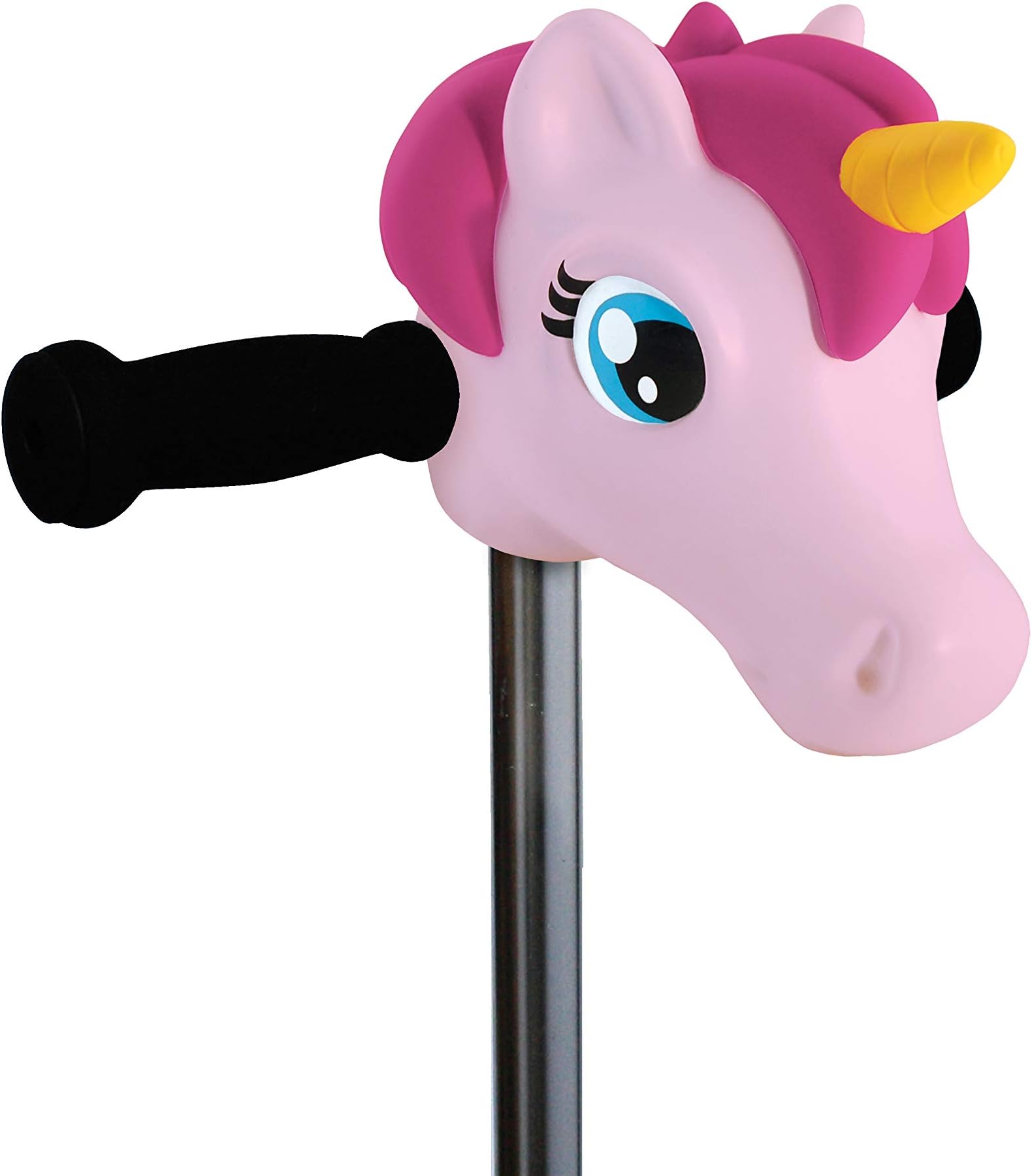 Scootaheadz - Unicorn for Scooter - Micro Kickboard Accessories - Unicorn Head For Children And Toddler Ages 3 And Up - Gift For Girls - Tool Free Installation - Pink Scooter Buddy