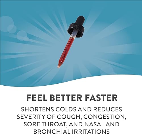 Miniatura 2 de Nature's Way Umcka ColdCare Homeopático, acorta los resfriados, dolor de garganta, tos y congestión, sin fenilefrina, gotas con sabor a cereza, sin