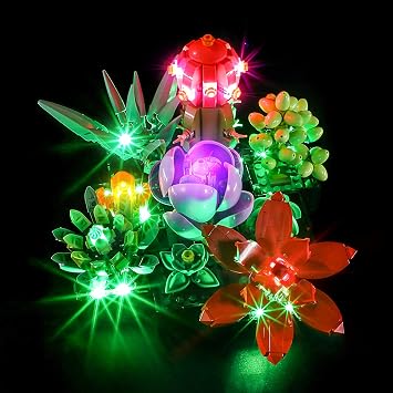 YEABRICKS LED Light for Lego-10309 Creator Succulents Building Blocks Model Lego Set NOT Included