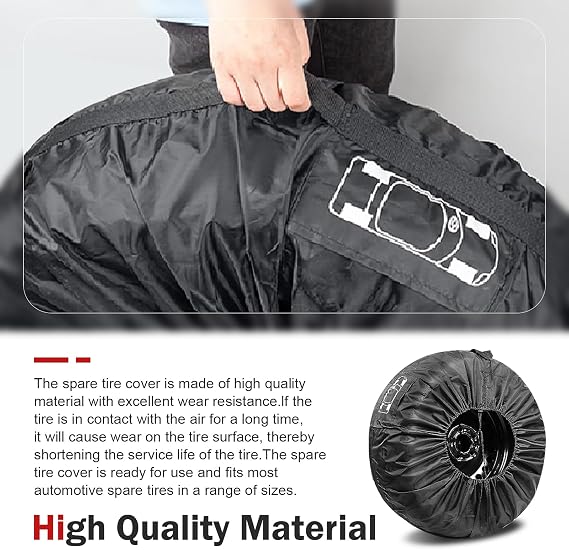 Car Spare Tire Cover, for 13 - 18 Tires