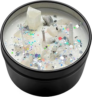 Full Moon Magick Ritual Candle | Witchcraft Altar Spell Celestial Lunar Cycle Witchcraft Magic Gift Scented Intention Devotional Soy Herbal Candles