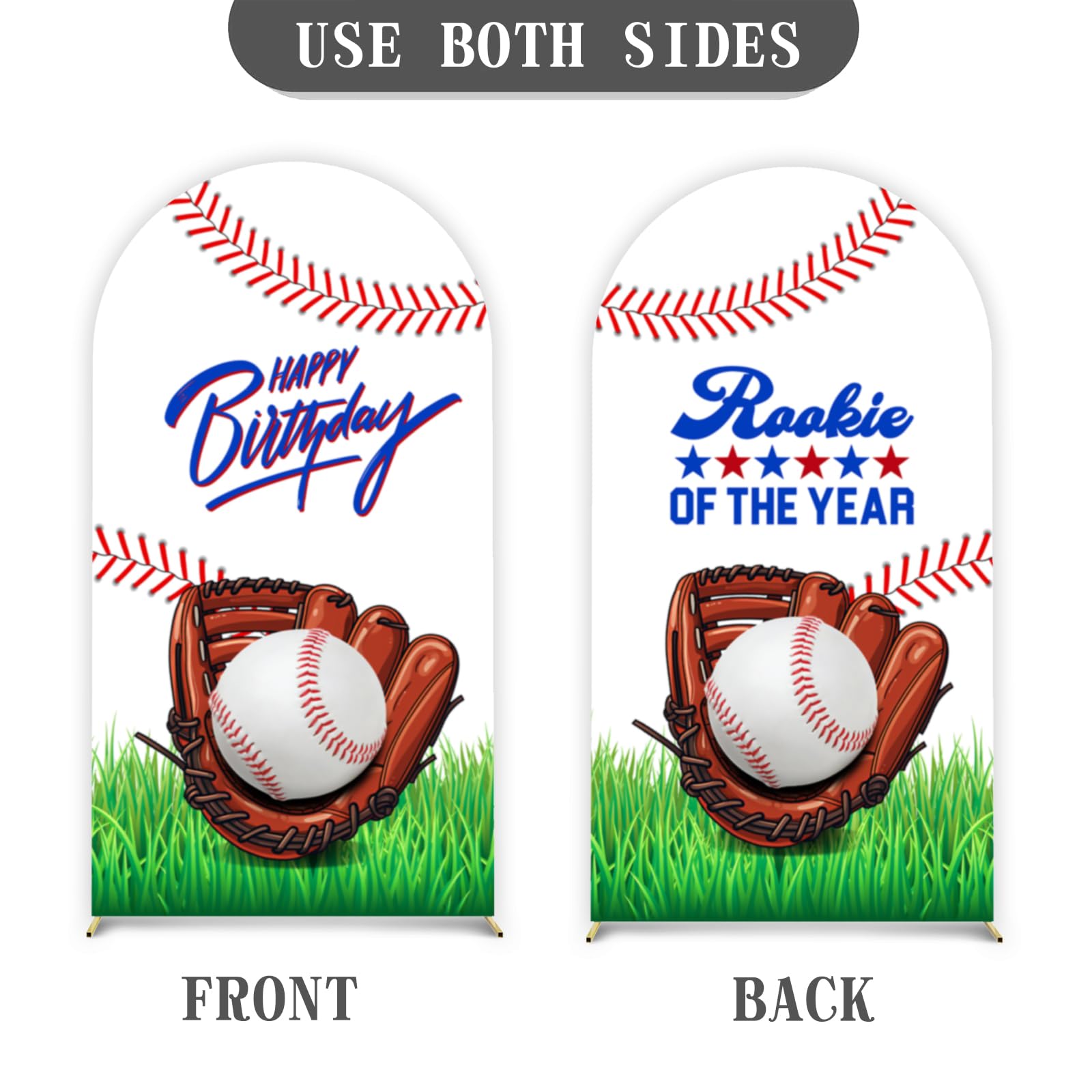 Amazon.com : Baseball Arch Backdrop Stand Cover 7.2ft Sports