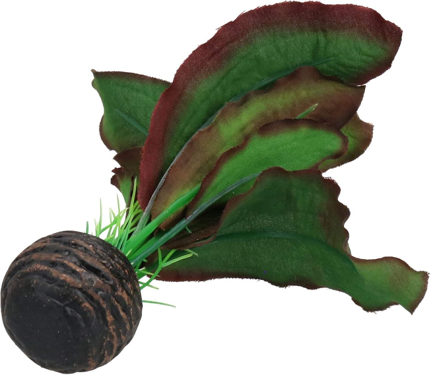 AB Tools Aquatic Aquarium Fish Tank Self Sinking Small Silk Plant Height 13cm (No 3)