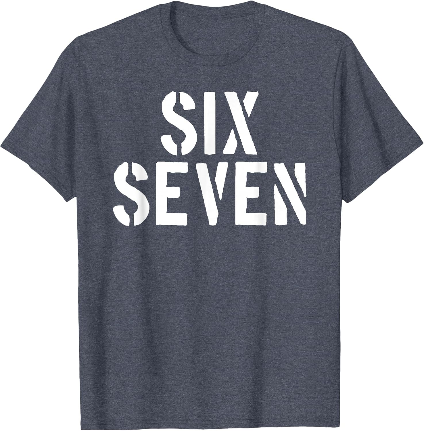 Six Seven 6 7 Funny Meme Internet Joke Viral Trend Humor T-Shirt image 3