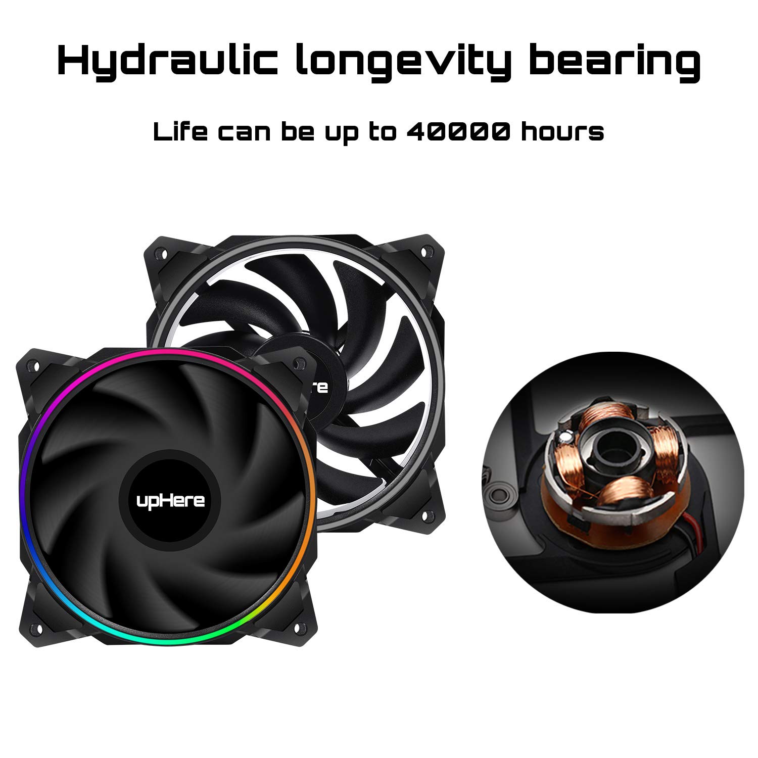 🔥 Flаѕh Sаlе upHere 120mm RGB LED with Remote Control Case Fan,Dual Halo LED Pc Fan,High Performance Silent Fan for PC Cooling,EN1206-5 Rеvіеw Dіѕсоunt upHere 120mm RGB LED with Remote Control Case Fan,Dual Halo LED Pc Fan,High Performance Silent Fan for PC Cooling,EN1206-5