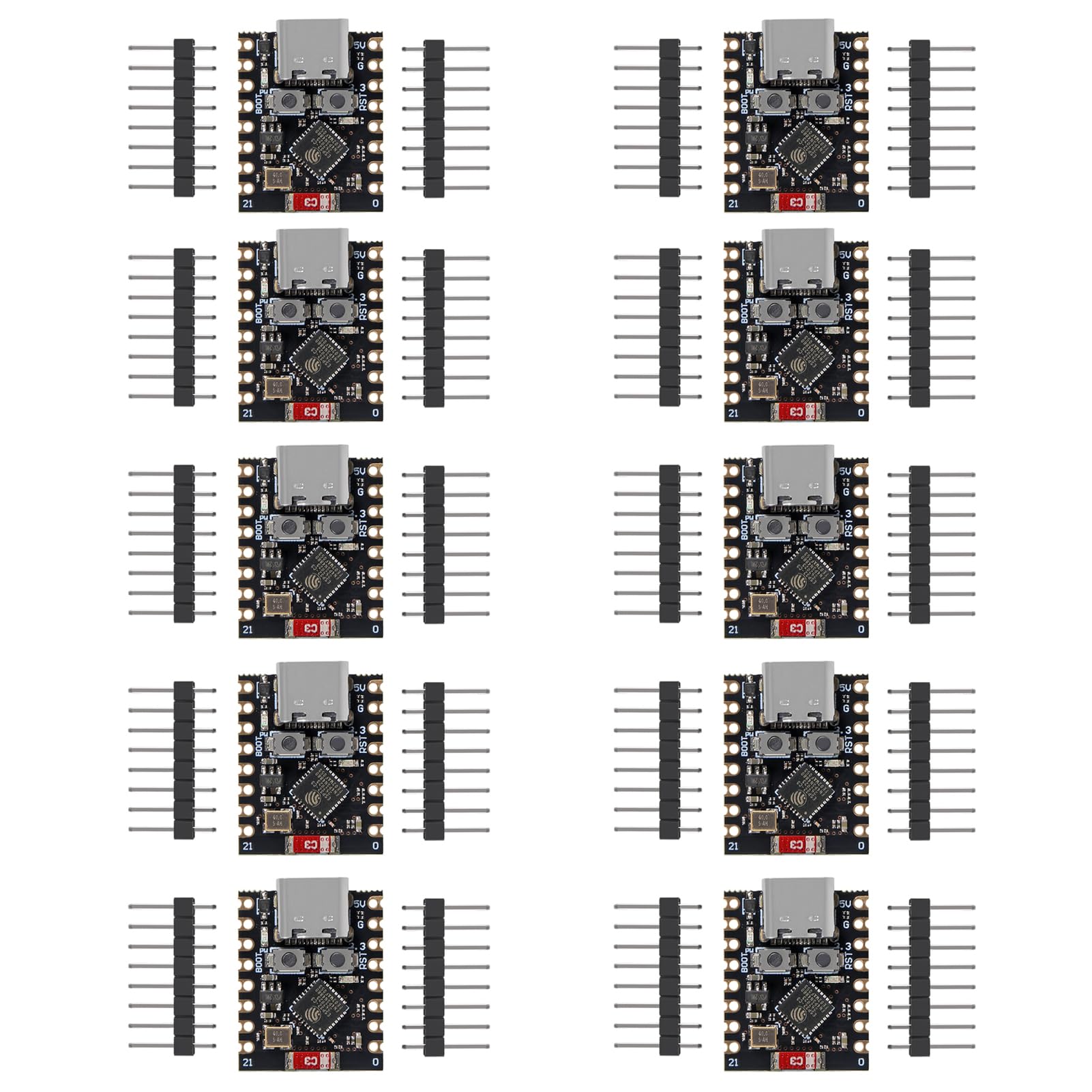 ESP32 C3 Mini WiFi Bluetooth 160MHz 2.4GHz Wi-Fi & Bluetooth 5.0 Super Mini for Arduino (10pcs)