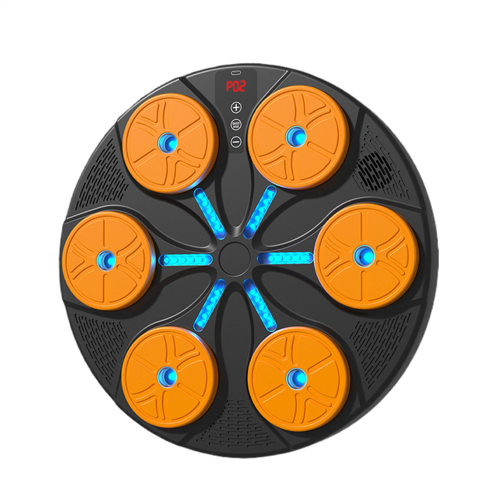 Máquina De Boxeo Musical Entrenador Electrónico con 8 Modos | Con Iluminación RGB, De Pared Y Música Para Hombres, Mujeres, Adultos, Hogar, Oficina, Gimnasio, Entrenamiento Fitness Y