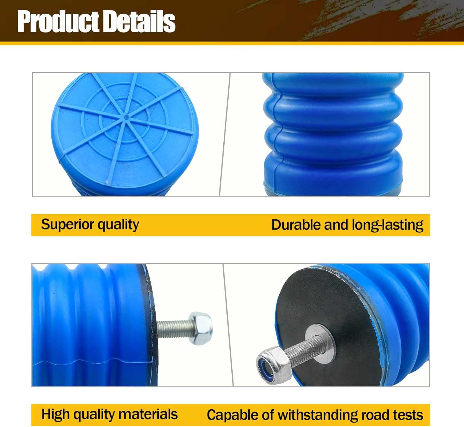 SSF-604-40 Air Helper Springs Left Right Front Rear Fit for Toyota Tacoma Tundra T100 Pickup FJ Cruiser Auxiliary Spring 2PCS