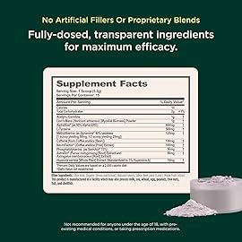 Genius Consciousness - Premium Nootropic Powder for Focus, Memory & Mental Clarity - AlphaSize, NeuroFactor, Lions Mane & Dynamine - Natural Brain Booster for Studying, Work & Creativity - Watermelon