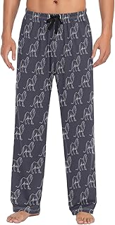 ZZXXB Turkey Print Pajama Pants for Men Comfort Sleep Lounge Bottoms Straight-fit with Pockets S-XXL