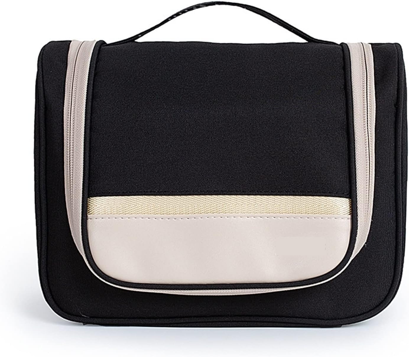 トイレタリーバッグオックスフォードクロスキャリーコスメチックバッグ高容量防水多機能バスルーム化粧品バッグ（青）