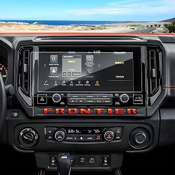 Anti-Glare Matte 2025 2026 Frontier Screen Protector, for Nissan Frontier SV/SL/Pro-X/Pro-4X 12.3-inch Touchscreen, 9H Tempered Glass 2026 2025 Frontier Accessories HD&Anti-Fingerprint 12.3"