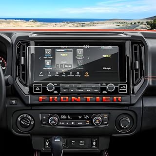 Anti-Glare Matte 2025 2026 Frontier Screen Protector, for Nissan Frontier (SV/SL/Pro-X/Pro-4X) 12.3-inch Touchscreen, 9H Tempered Glass 2026 Frontier Accessories HD&Anti-Fingerprint 12.3"