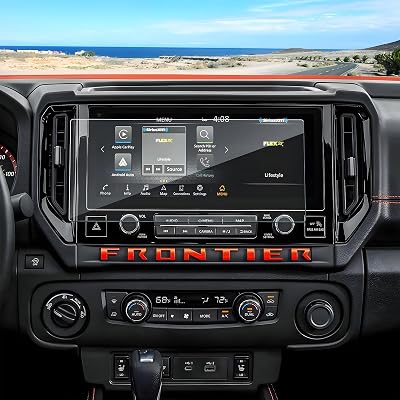 Anti-Glare Matte 2025 2026 Frontier Screen Protector, for Nissan Frontier (SV/SL/Pro-X/Pro-4X) 12.3-inch Touchscreen, 9H Tempered Glass 2026 2025 Frontier Accessories HD&Anti-Fingerprint 12.3"