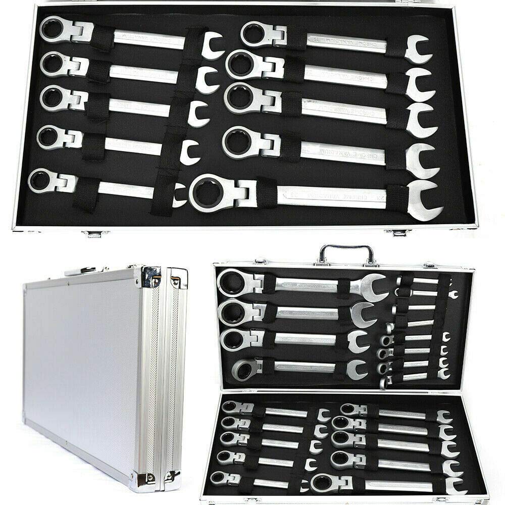Maul - Set di chiavi a cricchetto, 6-32 mm, 22 pezzi