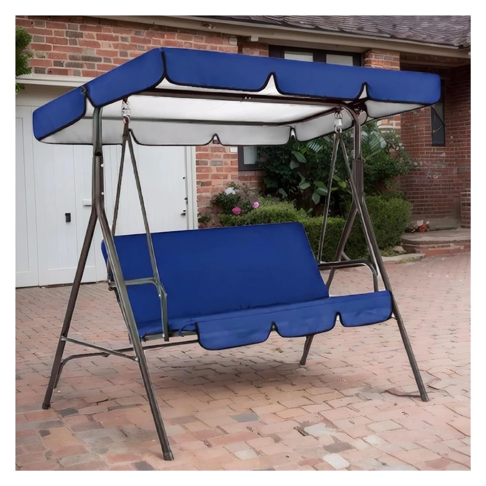 Funda para Asiento de Columpio de jardín, Columpio Asiento de jardín Cubierta Repuesto for Porche Multicolor