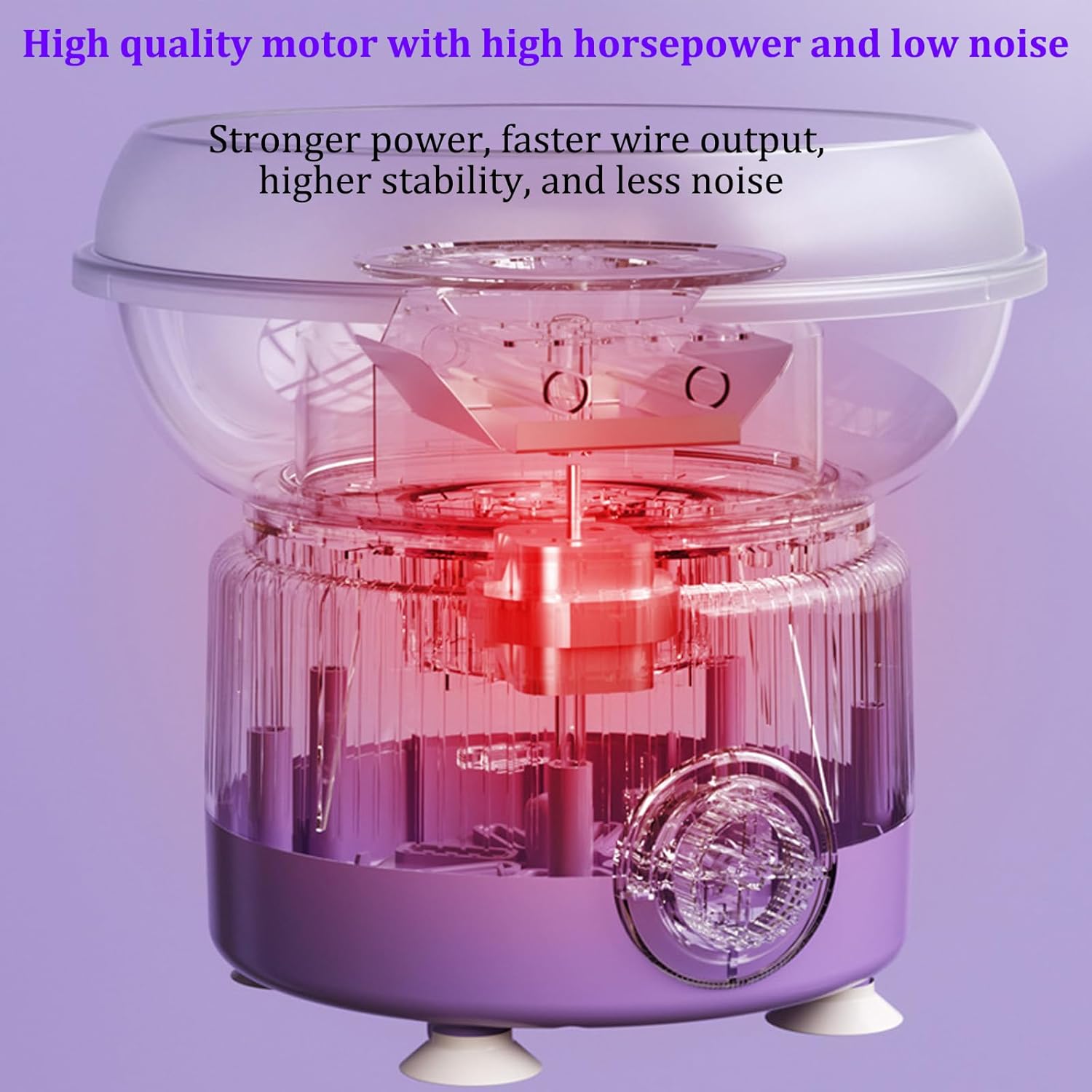 Small Cotton Candy Machine,Portable Marshmallow Machine,Retro Vintage Candy Maker,Knob Switch,Easy to Operate,for Family Gatherings Friend Parties(Color:Yellow)