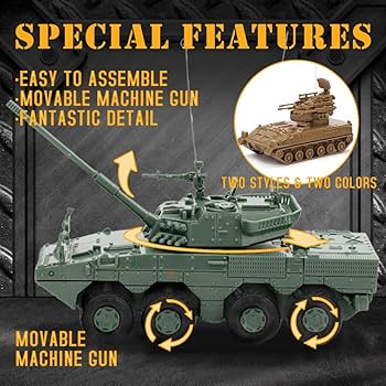 Amazon | ViiKONDO トイタンクモデルキット 1/72スケール モダン