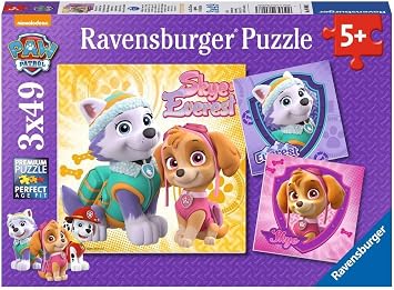Ravensburger 3x49 Parça Paw Patrol Skye Puzzle-080083