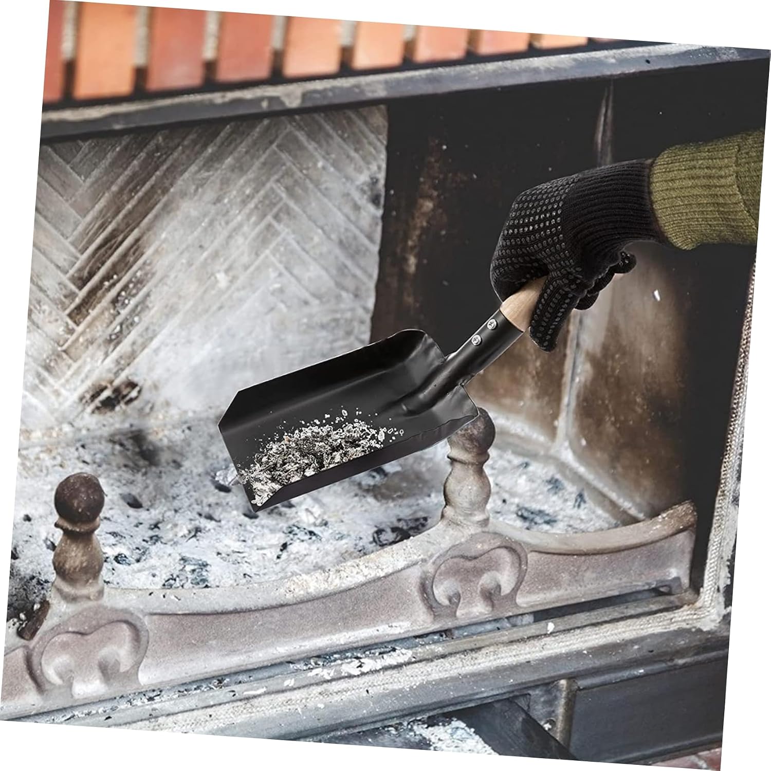PRETYZOOM 1set Fireplace Cleaning Tools Set Fireplace Brush Shovel and Duster for Easy Maintenance of Pits and Construction for Use