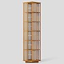 YOWOS Rotating Bookshelf Tower, 360° Display Spinning Bookcase, Bamboo Bookshelf Floor Standing Storage Rack, Wood Narrow Book Shelf Organizer for Kids Adults (Walnut, 6 Tier)