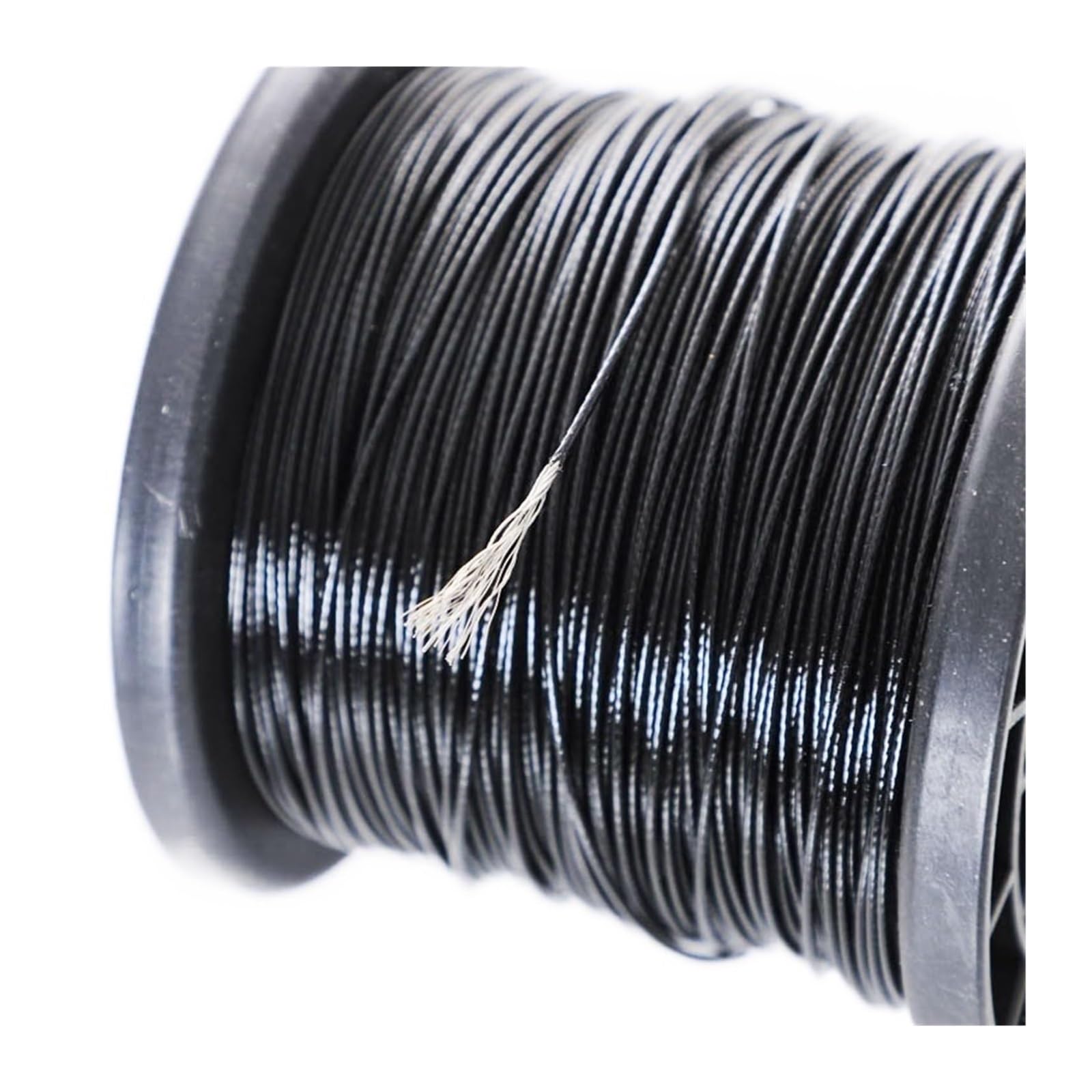 Lina stalowa, Lina stalowa powlekana PVC 304 ze stali nierdzewnej o średnicy 0,38–6 mm, czarna, długość 10–100 m(7X7 5MM 20Meters)