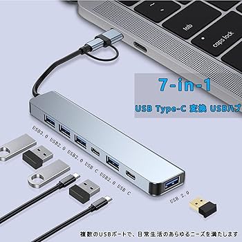 【未使用に近い】Sentio SUPERBOOK 拡張ドック Amazon | Yasoku USBハブ 7-in-1 Type-C 拡張ドック usb-c hub