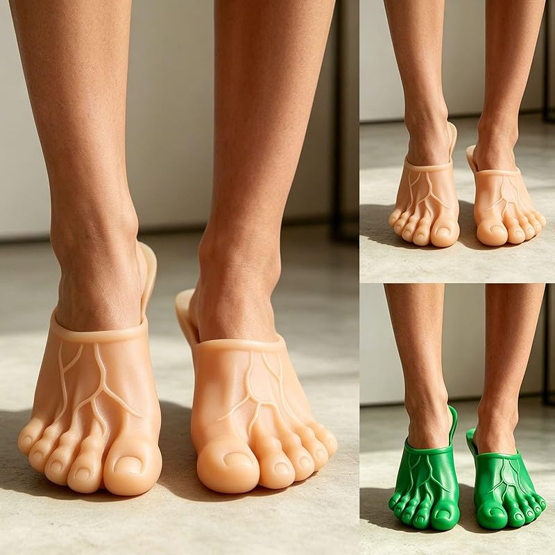Generic Funny Feet Slippers Costume Props Toe – Easy to Clean