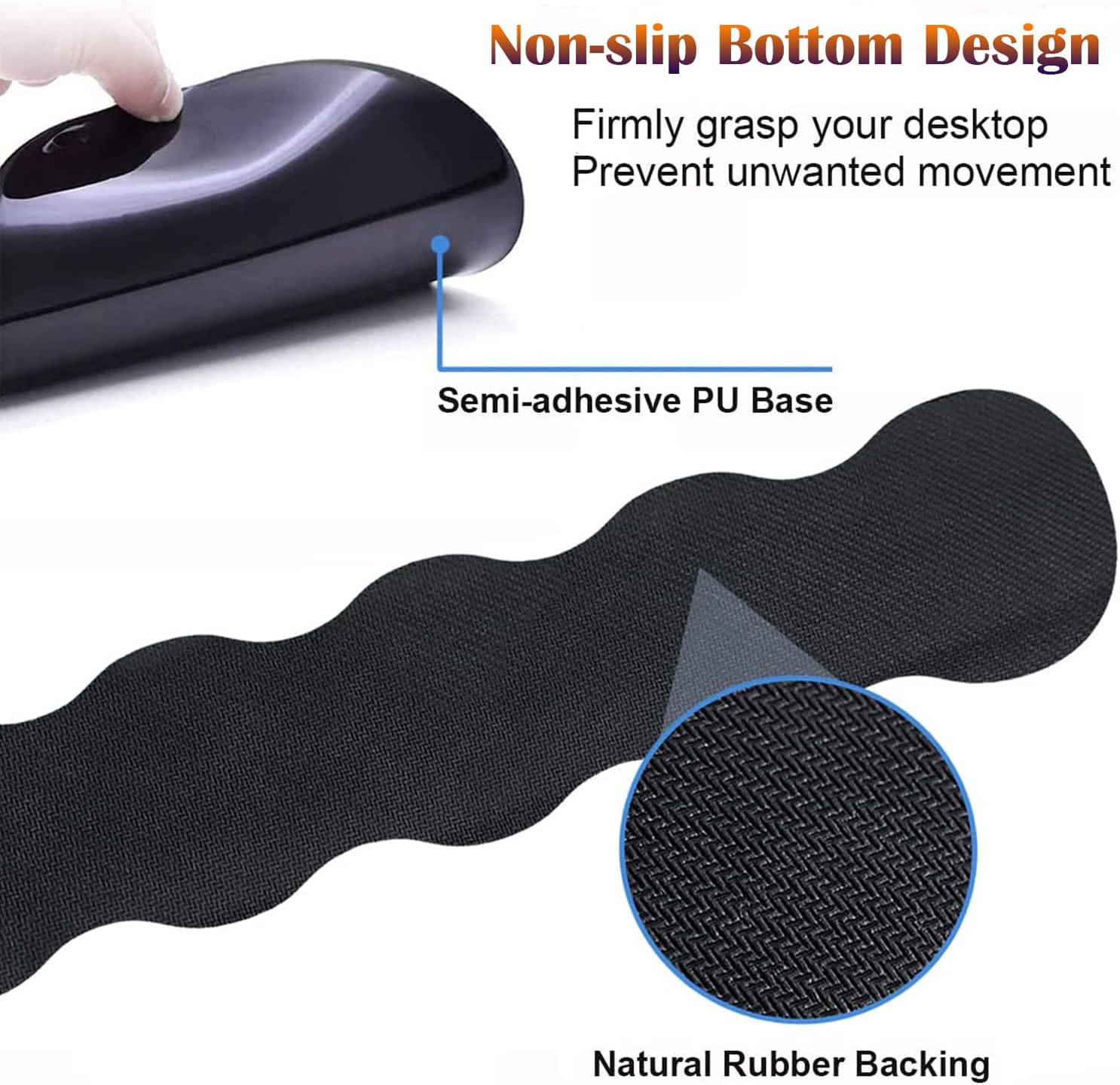 Keyboard and Mouse Wrist Rest Pad Set With Memory Foam - Ergonomic Non-Slip Base for Easy Typing and Pain Relief - Quote Chaos Coordinator (With Coaster)
