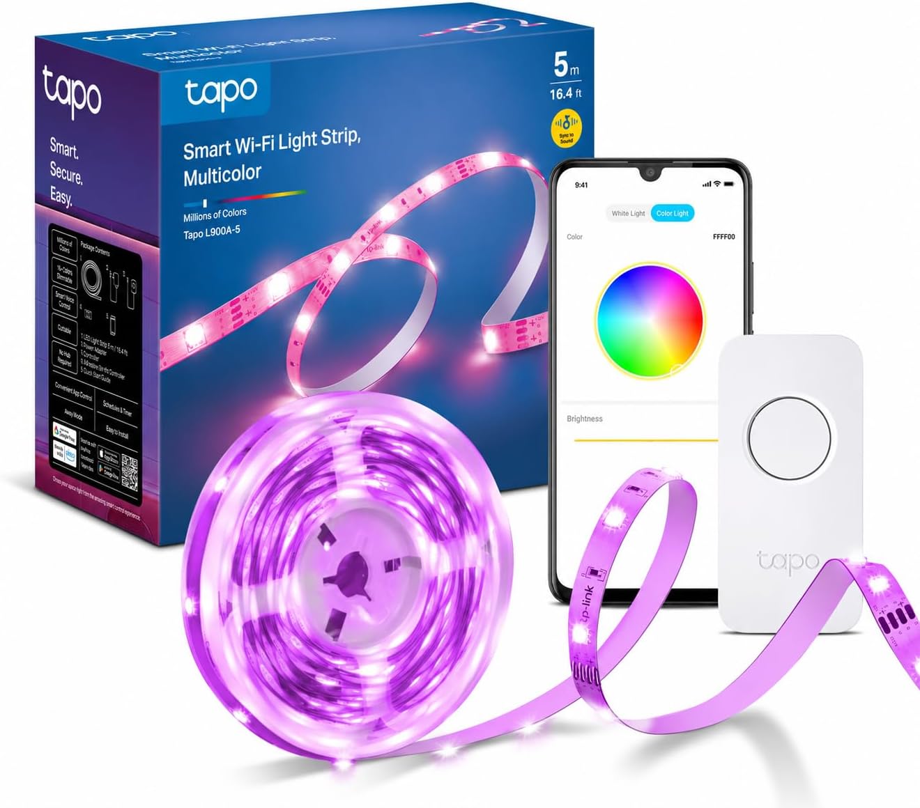 Tapo L900A-5 Smart LED trak 5m, RGB, WLAN, Alexa, App