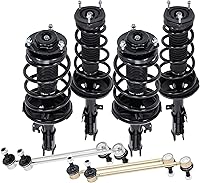 Vista 10 de MOSTPLUS Juego de amortiguador y resorte de puntal delantero compatible para Toyota Avalon 2012-2017 172941/172940, resorte helicoidal, 2 piezas