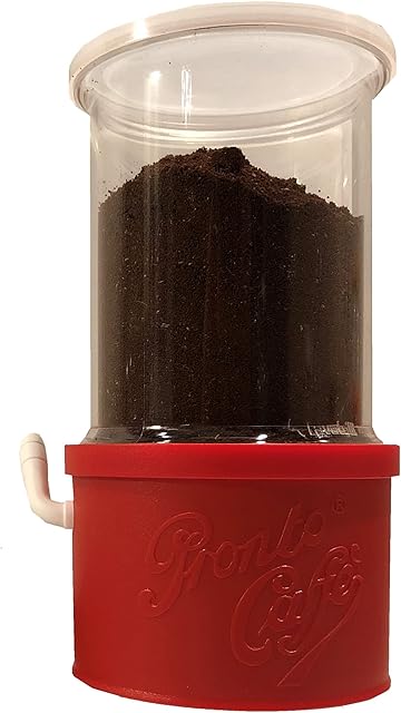 Lavatelli Moka Espresso Coffee Plastic Dispensing Machine, Red, 13 x 11 x 20 cm