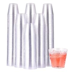 JOLLY CHEF 1000 Pack Plastic Shot Glasses 1 oz Disposable Cups 1 Ounce Tasting Cups Ideal for Whiskey
