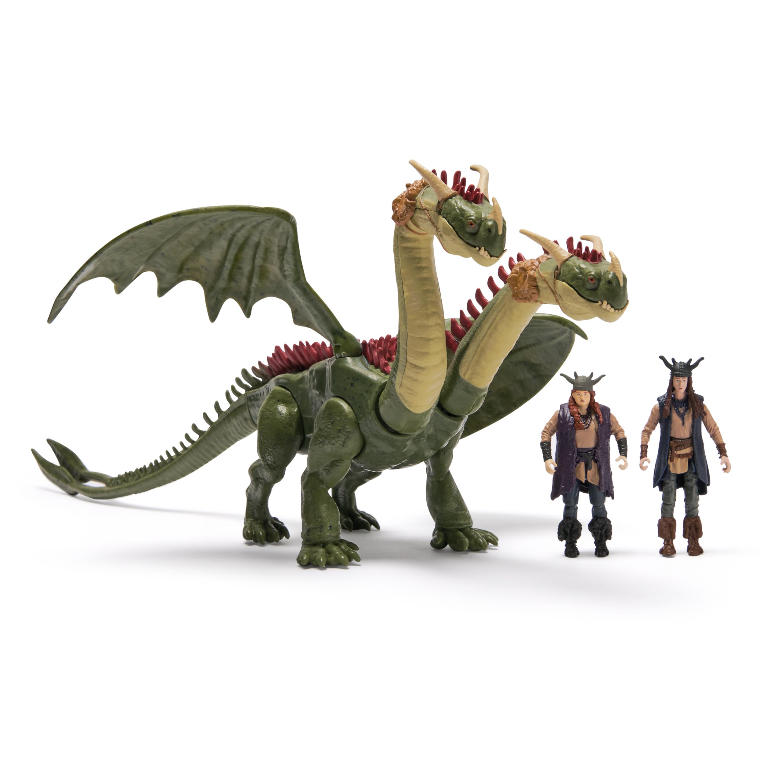 DreamWorks Dragons How to Train Your Dragon, Orribilante, Testadura e Testabruta, Giocattoli per Bambini, 4+ Anni