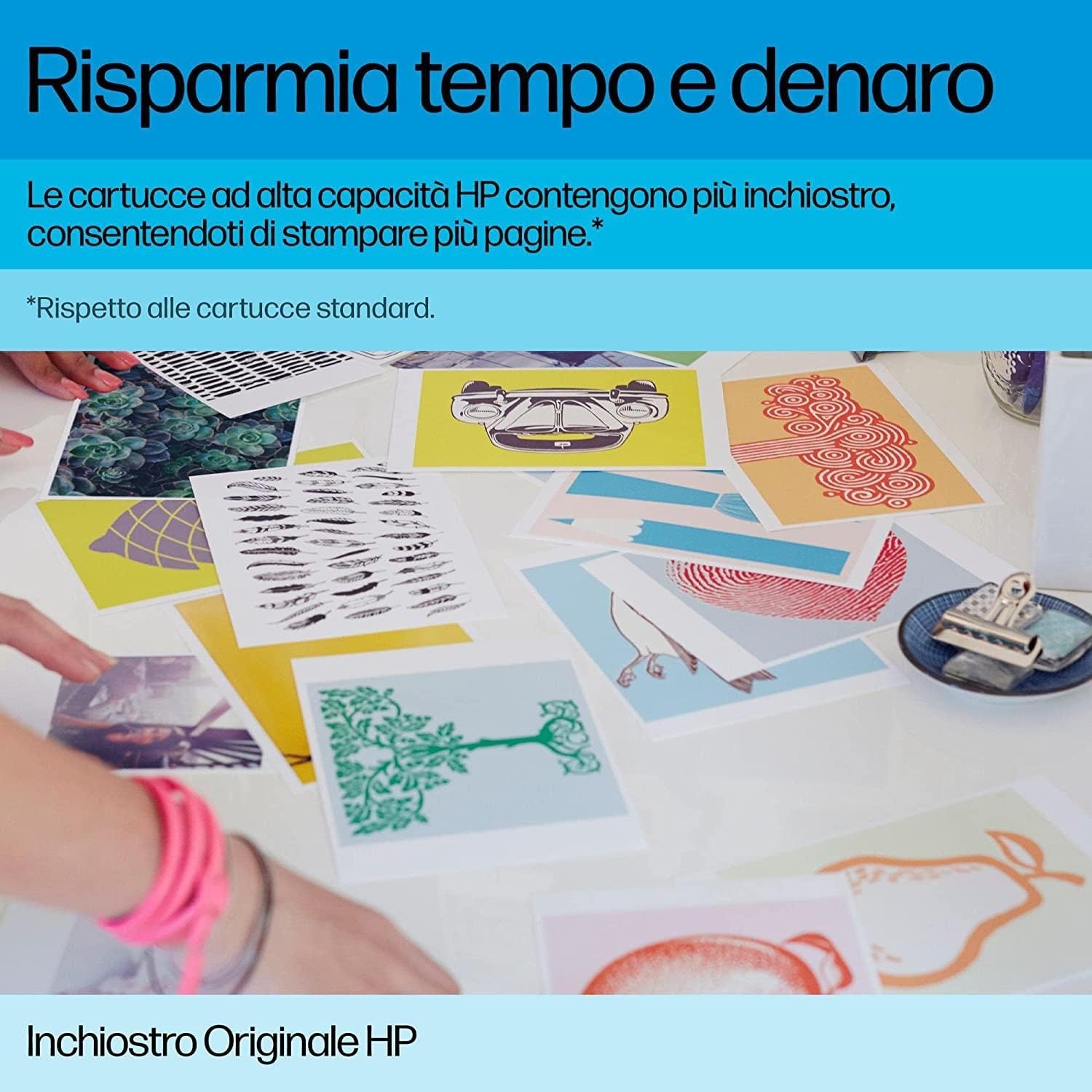 HP 712 Nero, Cartuccia Inchiostro Originale | Compatibile con HP DesignJet T650, T630, T250, T230, 80 ml (3ED71A)